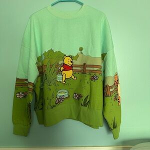 Winnie the Pooh Disney Store Full Graphic Sweatshirt